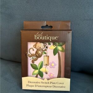 Little Boutique Monkey Switch Plate Cover